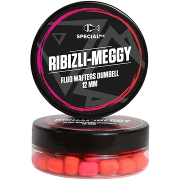 Speciál mix Fluo Wafters Dumbell 12 mm Ribizli-meggy