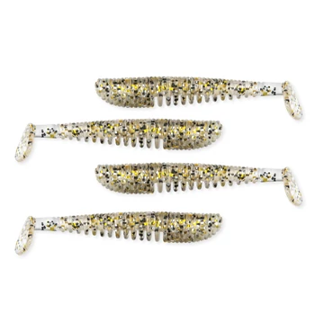 Impulse Shad 10cm 4db/cs (Salt and Pepper)