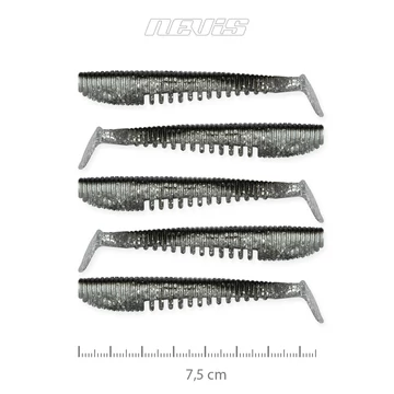 Impulse Shad 7.5cm 5db/cs (Flash Bleak)
