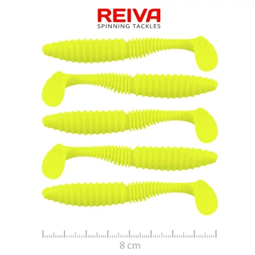 Zander Power Shad 8cm 5db/cs (Lemonade)
