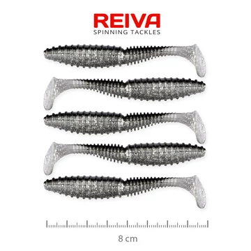 Zander Power Shad 8cm 5db/cs (Flash Bleak)