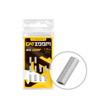 PZ Catzoom krimpelő hüvely, ø1x10 mm, 10 db