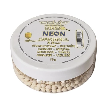 Dovit  Micro Neon Dumbell 3,5mm - Fokhagyma - Kenyér