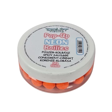 Dovit  Pop-Up Neon Boilie 10mm - Fűszer-kolbász