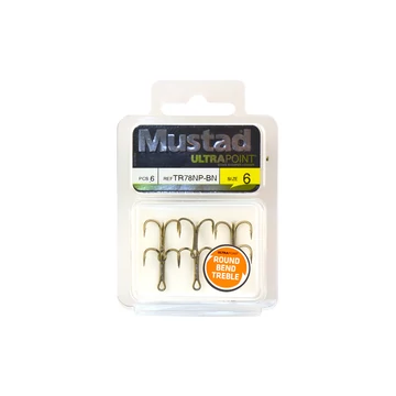 MUSTAD NP ROUND BEND TREBLE HK 2 6DB/CSOMAG