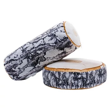 PILLOW WOOD BIRCH ROLLER 50X20CM