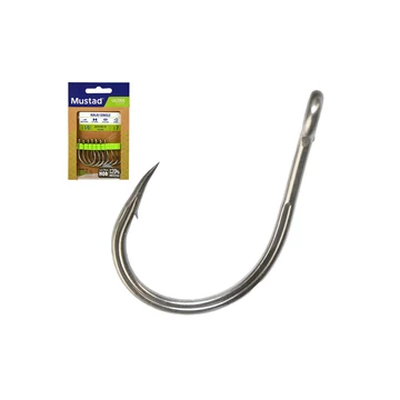 MUSTAD KAIJU SINGLE RING TITAN STEEL 1/0 7DB/CS