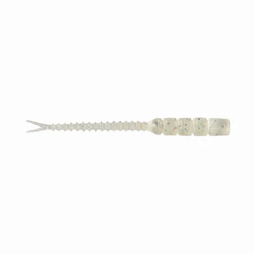 MUSTAD AJI HELLGRAMITE 2   CLEAR RAINBOW GLITTER 12DB/CSOMAG