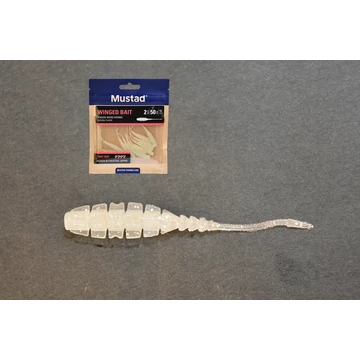 MUSTAD AJI WINGED BAIT 2   WHITE LUMINOUS 12DB/CSOMAG