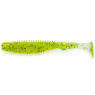 U-Shad 3" (9pcs.), #055 - Chartreuse/Bla