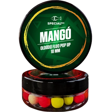 Speciál mix Oldódó Fluo Pop-up bojli 10 mm Mangó 20 g