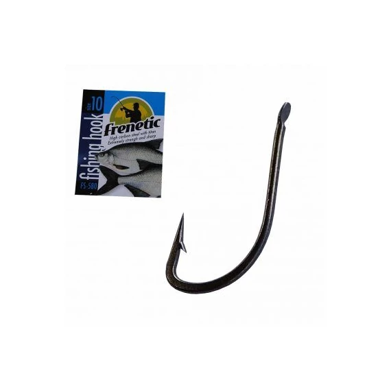 Frenetic horog FS580 black nikkel vékony