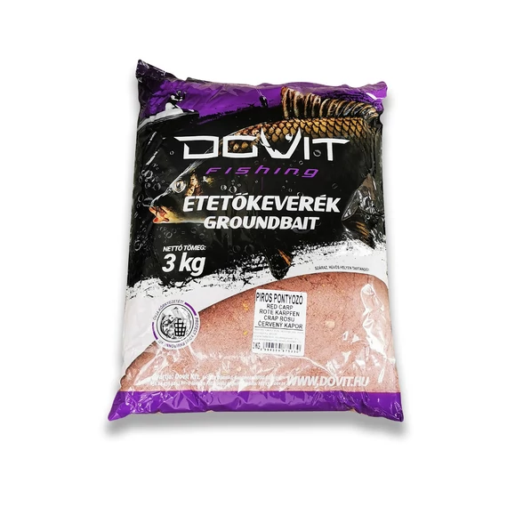 Dovit  3 Kg-os etetőkeverék - Piros Pontyozó