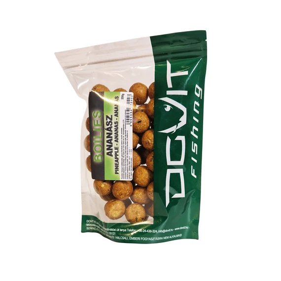 Dovit  Főzött bojli 20mm 250g - ananász