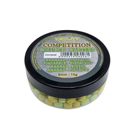 Dovit  COMPETITION SOLUBLE WAFTERS 6mm - ananász - pisztácia