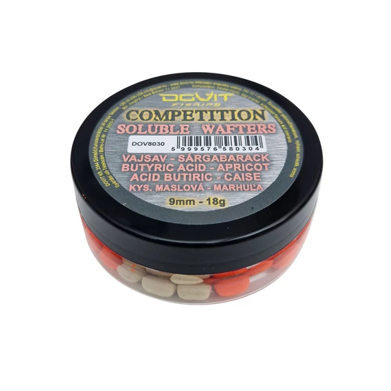 Dovit  COMPETITION SOLUBLE WAFTERS 9mm - vajsav - sárgabarack