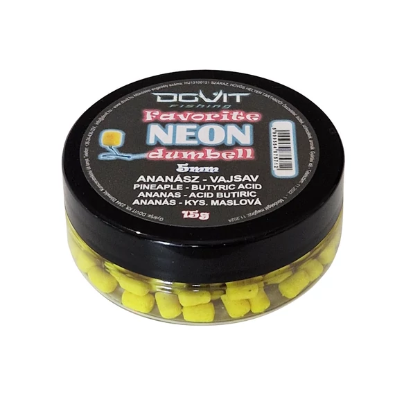 Dovit  Favorite Dumbell Neon 5mm - Ananász-vajsav