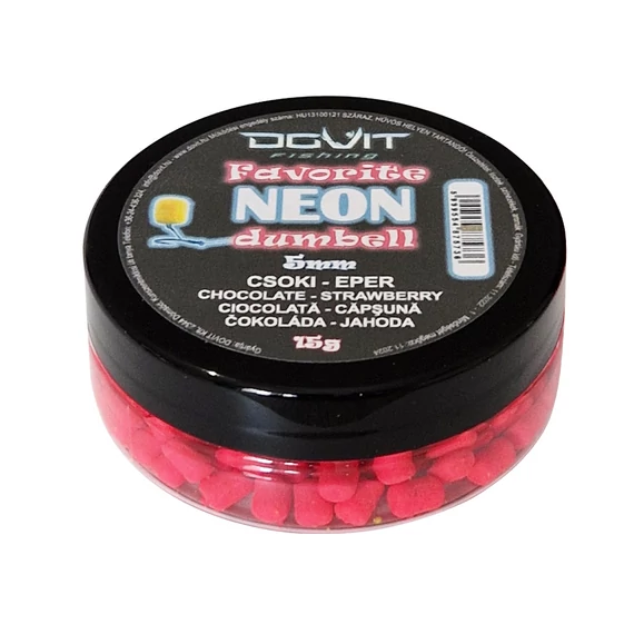Dovit  Favorite Dumbell Neon 5mm - Csoki-eper