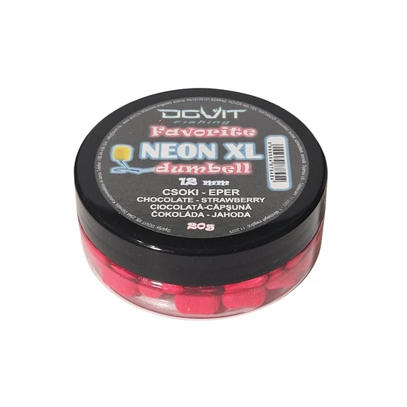 Dovit  Favorite Dumbell Neon XL 12mm  - Csoki - eper