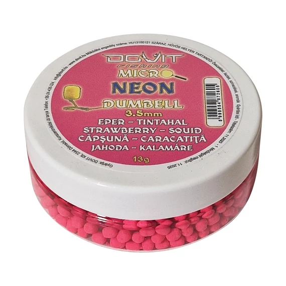 Dovit  Micro Neon Dumbell 3,5mm - Eper - Tintahal