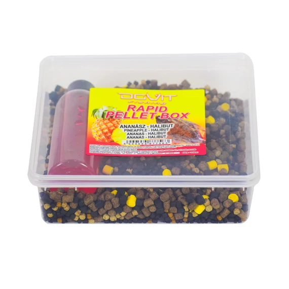 Dovit  Rapid Pellet Box MEDIUM - ananász-halibut