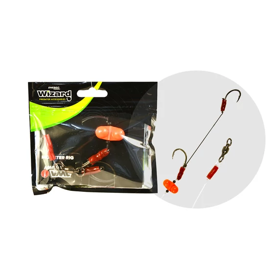 WIZARD MONSTER SURFACE LIVEBAIT DOUBLE MONOBRAID RIG 7/0+ 9/0 ROUND