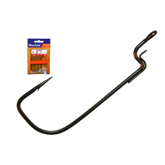 MUSTAD ALPHA-GRIP TAK OFFSET TITANX 3/1 4DB/CS