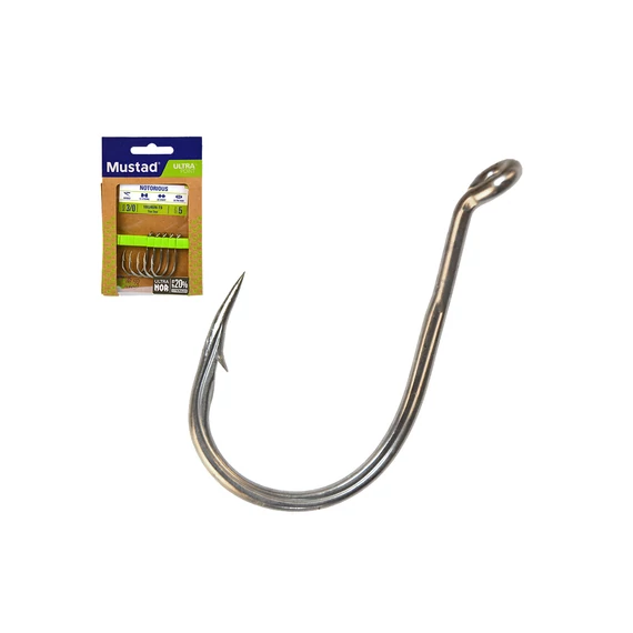 MUSTAD NOTORIOUS TITAN STEEL 5/0 5DB/CS