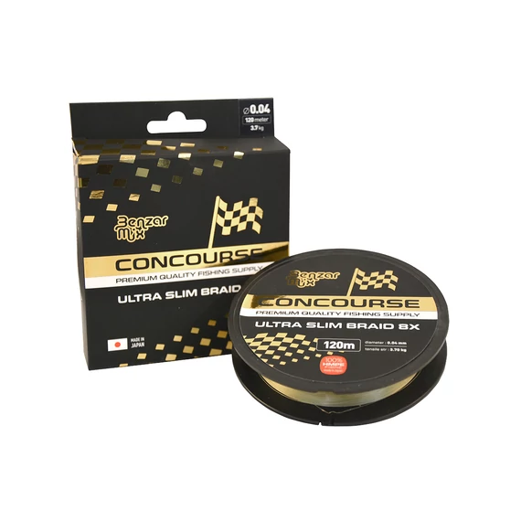 BENZAR CONCOURSE ULTRA SLIM 8X BRAID 120M 0.14MM