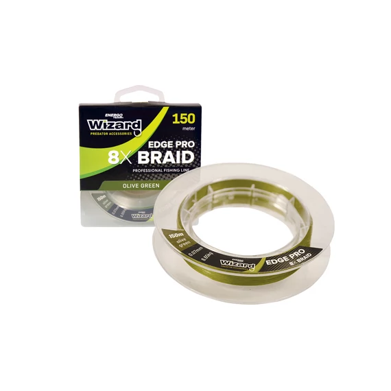 WIZARD EDGE PRO0.23MM OLIVE GREEN 8X BRAID 150M 22,15KG