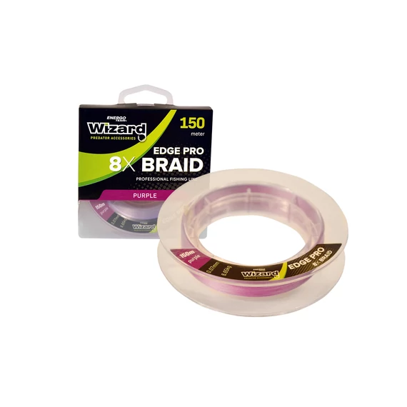 WIZARD EDGE PRO VIOLET 8X 0.23MM BRAID 150M 22,15KG