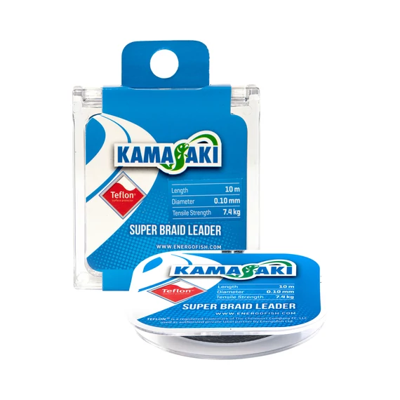 KAMASAKI SUPER BRAID LEADER 10M 0.12MM 9,6KG