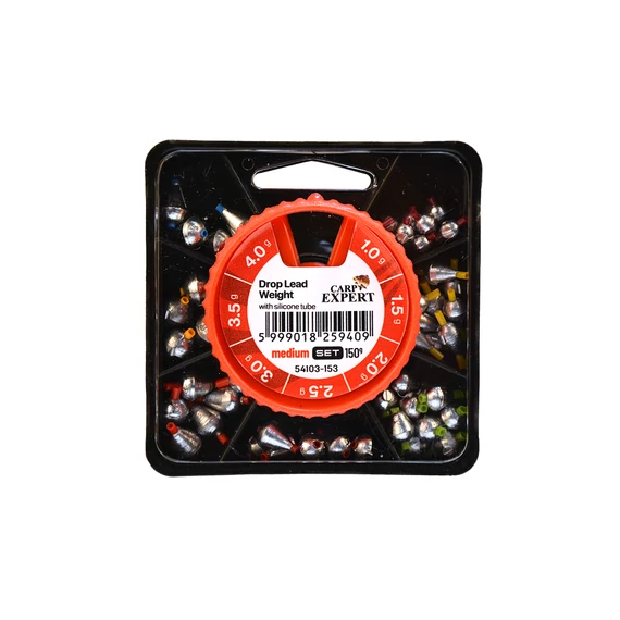 CARP EXPERT LARGE BETÉTES CSEPPÓLOM KÉSZLET 4,5-7,5G NATUR 150G