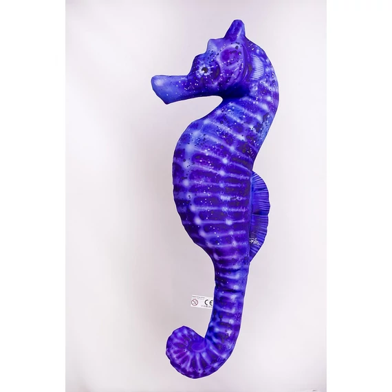 PILLOW THE SEA HORSE - BLUE 60CM