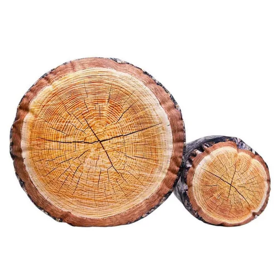 PILLOW WOOD PINE ROLLER  50X20CM