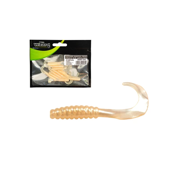 WIZARD HARPEX TWIST ORANGE 9CM 5PCS/BAG
