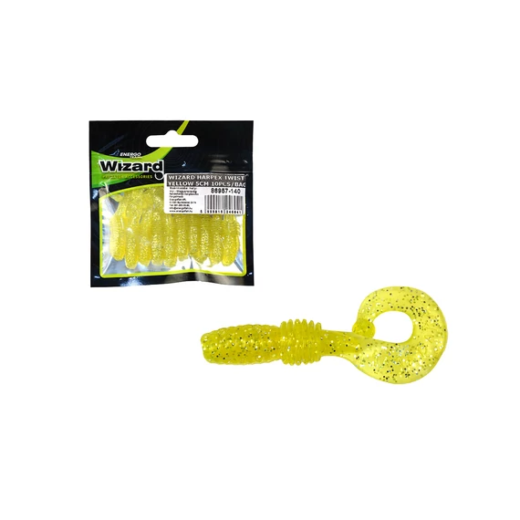 WIZARD HARPEX TWIST SILVER 5CM 10PCS/BAG