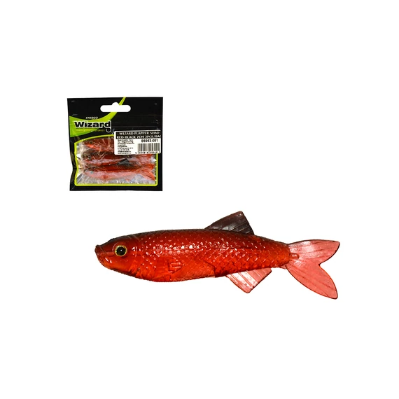 WIZARD FLAPPER SHAD GREEN 7CM 3PCS/BAG