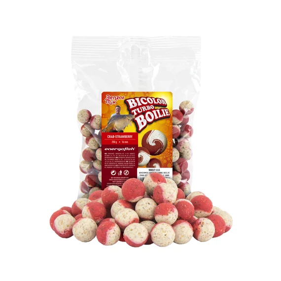 BENZAR TURBO BICOLOR BOILIE HALIBUT-FOKHAGYMA 250G 20MM