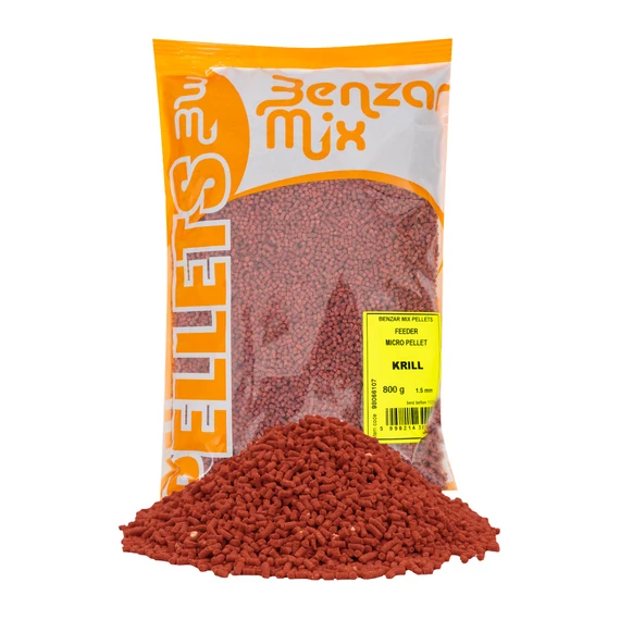 BENZAR MIX MICROPELLET FEEDER 800G CSOKI NARANCS 3.5MM
