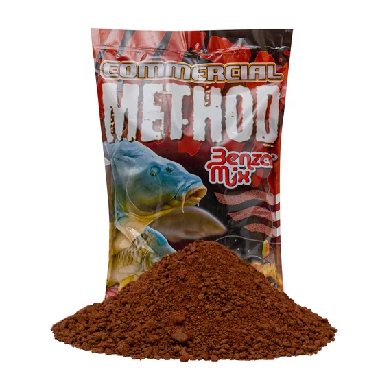BENZÁR MIX COMMERCIAL ETETŐANYAG BLACK HALIBUT FEKETE 800 GR