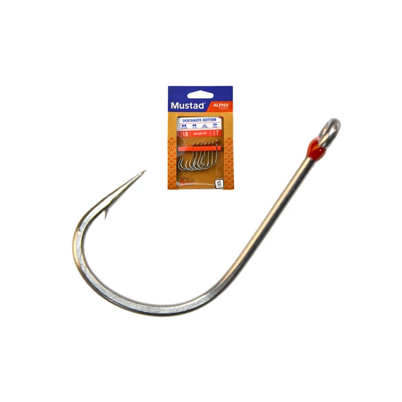 MUSTAD DENTANATO HOOK BOTTOM, 6/0 5DB/CSOMAG
