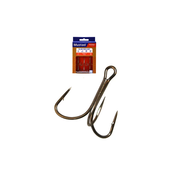 MUSTAD IN-LINE TRIPLE GRIP® TITAN STEEL 1 6DB/CS