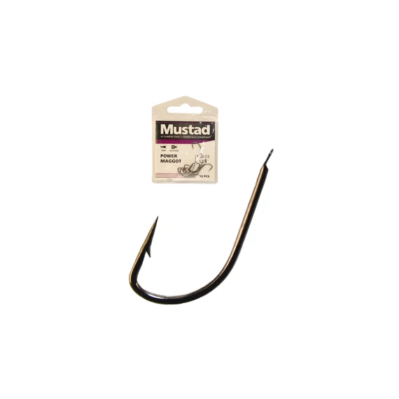 MUSTAD ULTRA NP POWER MAGGOT SPADE BARBED 14 10DB/CSOMAG