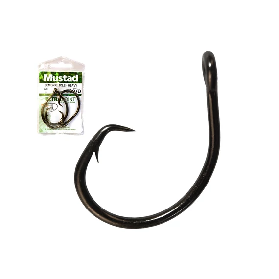 MUSTAD DEMON WIDE GAP CIRCLE HOOK 8/0 3DB/CSOMAG
