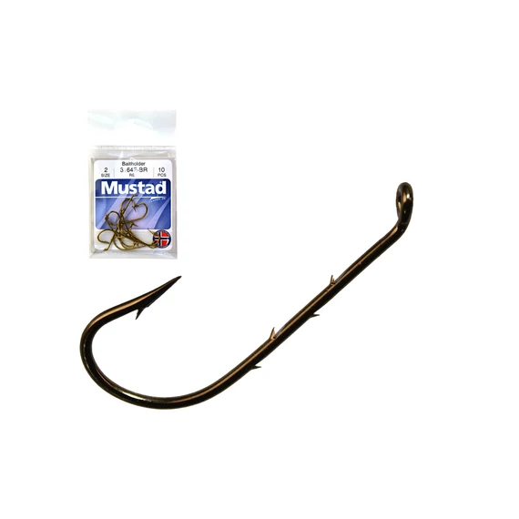 MUSTAD BEST KIRBY HOOKS 2 BRONZE 10PCS/BAG