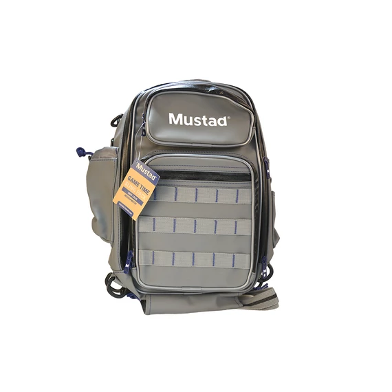 MUSTAD GAME TIME SLING PACK - TACKLE - MULTI GRAY/BLUE