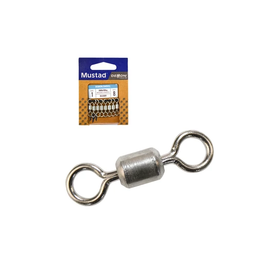 MUSTAD SS ROLLING SWIVEL 4/0 4DB/CSOMAG