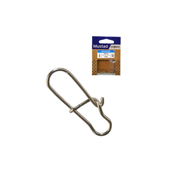 MUSTAD DUO LOCK SNAP 2 10DB/CSOMAG