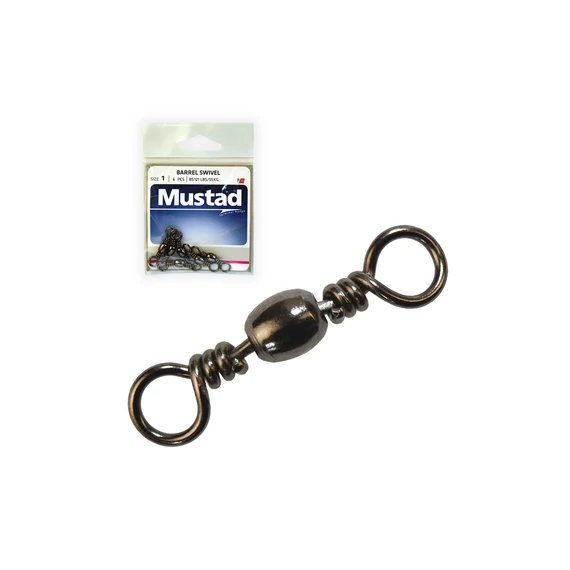 MUSTAD BARREL SWIVEL 10 10DB/CSOMAG